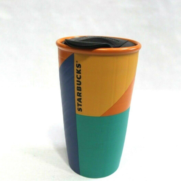 Starbucks Dining Starbucks Color Block Double Wall Ceramic Tumbler